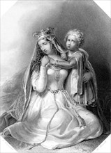 Constance, heroïne de Shakespeare dans "Le Roi Jean "