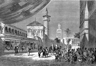 Une place à TUNIS en 1865