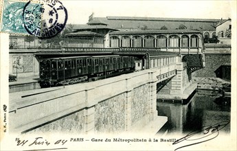 Station "BASTILLE" Paris Métropolitain