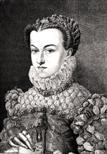 Elizabeth d'Autriche (peinte par François Clouet )
