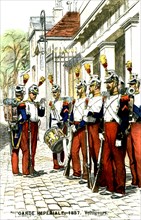 Voltigeurs de La Garde Impériale en 1857
