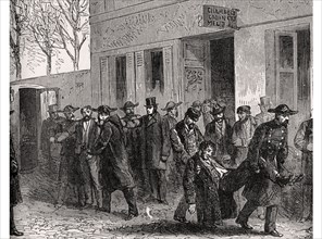 Arrestation de Mégy à PARIS le11 février 1870