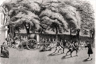 Arrosage public à PARIS en 1791