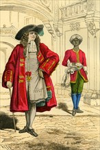Chevalier de Saint Louis et son valet en 1706