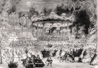 Concerts MUSARD aux Champs Elysées en 1836
