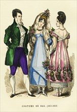 Costume de bal 1811-1812 ,Mode de PARIS