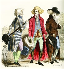 Costumes d'hommes-PARIS 1787