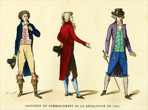 Costumes de La Revolution en 1790