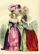 Costumes de femmes demi-négligé-1787