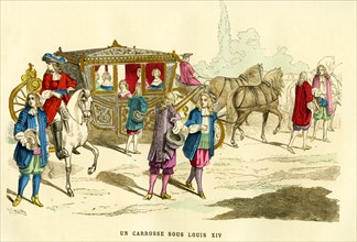 Un carrosse sous LOUIS XIV