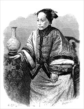 Noble Lady tartare from Beijing. China. Design by E. Ronjat.
1873                        ( le