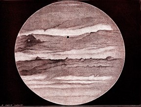 Jupiter planet, drawing by Warren de la Rue
1877             Planète JUPITER  dessin de Warren De