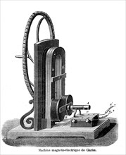 Magneto-electric machine by Edward Marmaduke Clarke ( 1791-1859 )
Irish maker of scientific