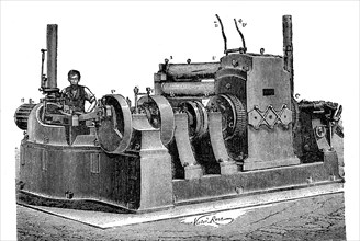 Big magneto-electric machine by Thomas Edison
1869