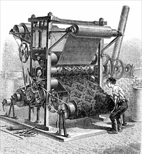 Les métiers du tissage en 1882
