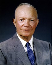 Dwight D. Eisenhower, 34th President of the United States.. Image shot 1959. Exact date unknown.
