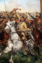 Ernest Meissonier (1815-1891). French painter. 1807, Battle of Fridland, ca. 1861-75. Detail. Soldiers.