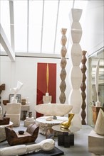 The atelier Constantin Brancusi displayed in his former studio next to centre pompidou in paris