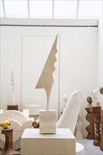 The atelier Constantin Brancusi displayed in his former studio next to centre pompidou in paris