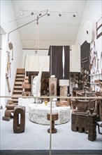 The atelier Constantin Brancusi displayed in his former studio next to centre pompidou in paris