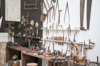 The atelier Constantin Brancusi displayed in his former studio next to centre pompidou in paris