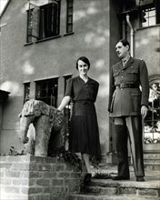 Charles de Gaulle et son épouse Yvonne, 1941
