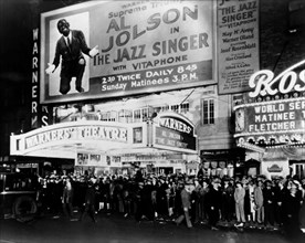 THE JAZZ SINGER - Warner's Theatre, Times Square, New York, in 1927
