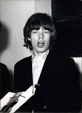 Feb. 02, 1970 - Rolling Stones: Fans favorite Mick Jagger. Boy with face of a Botticelli angel.  Pictur