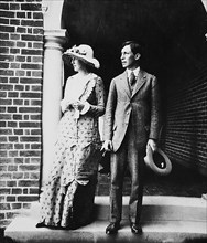 VIRGINIA WOOLF and future husband Leonard Woolf in an engagement photo in 1912