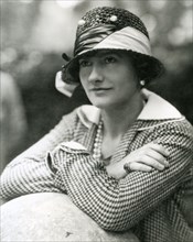 COCO CHANEL - French fashion designer (1883-1971) here in 1929
