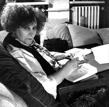 SIDONIE-GABRIELLE COLETTE - French novelist (1873-1954) at her Paris home in 1952