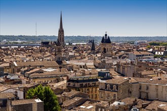 Panoramic view Bordeaux Gironde Aquitaine France Europe