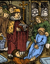 Black Death Plague Victim, Medieval Funeral