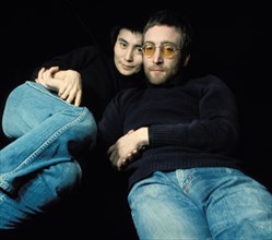 John Lennon and Yoko Ono London 1970