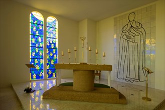 Frankreich, Cote d Azur, Vence, Chapelle du Rosaire eines der bedeutensten Werke von Henri Matisse