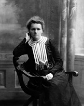 Marie Curie. The Nobel prize winning scientist, Marie Sklodowska Curie (1867-1934). Photo c.1903