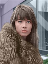 French: Françoise Hardy in 1969 (colour picture);