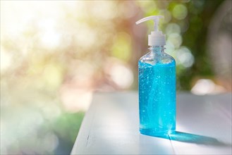 Alcohol gel hand sanitizer cleaners for prevent Coronavirus Disease 2019 (COVID-19) virus outbreaks.