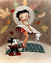 BETTY BOOP - US film cartoon character with her cat Bimbo