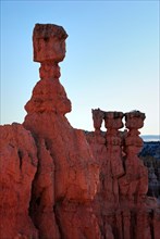 Bryce Canyon National Park Thor's Hammer and other Hoodoos at Sunrise