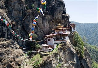 Tiger's Nest monastery near Paro in the Himalayan kingdom of Bhutan