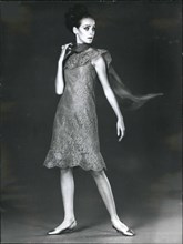 Mar. 03, 1965 - Introducing Cardin's New Dress For Cocktail Parties: Pierre Cardin, The Famous Paris Couturier, Has Designed This Dress In Fine Lace For Cocktail Parties.