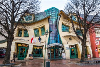 Crooked little house (Polish "Krzywy Domek") is an unusually shaped building in Sopot, Poland