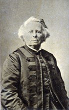 Photograph of Rosa Bonheur, born Marie-Rosalie Bonheur, (1822 – 1899),  French artist, an animaliere (painter of animals) and sculptor, known for her artistic realism