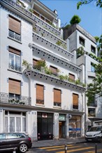 Stepped-terrace apartment building by architect Henri Sauvage (1873-1932) at 26, rue Vavin. It was constructed in 1912-1914.