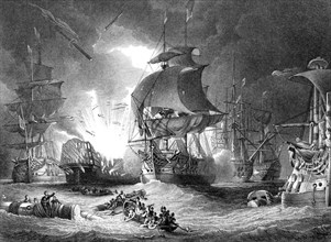Horatio Nelson at the Battle of The Nile