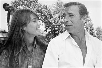 francoise hardy, yves montand, 1966