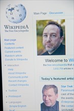 Wikipedia website online screenshot screen shot