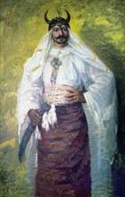 Full-Length Portrait Painting of Pierre Loti (1895) by Edmond Pury in the Pierre Loti House and Museum Rochefort France