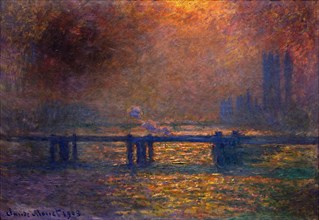 Monet, La Tamise à Charing-Cross